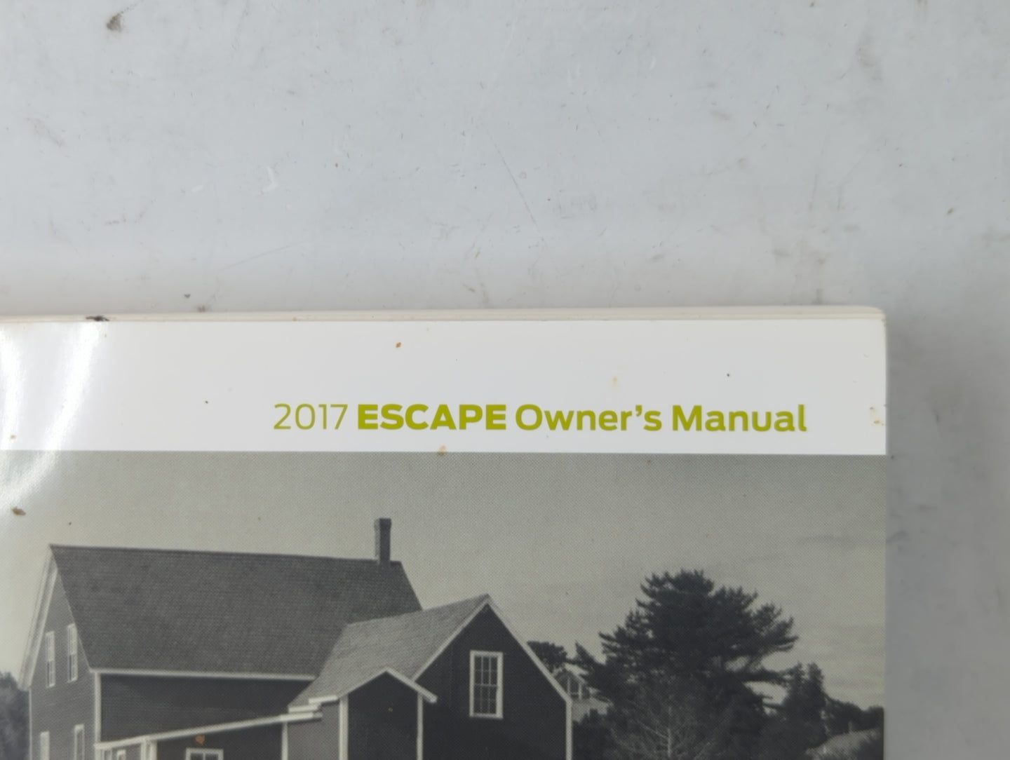 2017 Ford Escape Owners Manual Book Guide P/N:HJ5J 19A321 AC OEM Used Auto Parts - Oemusedautoparts1.com