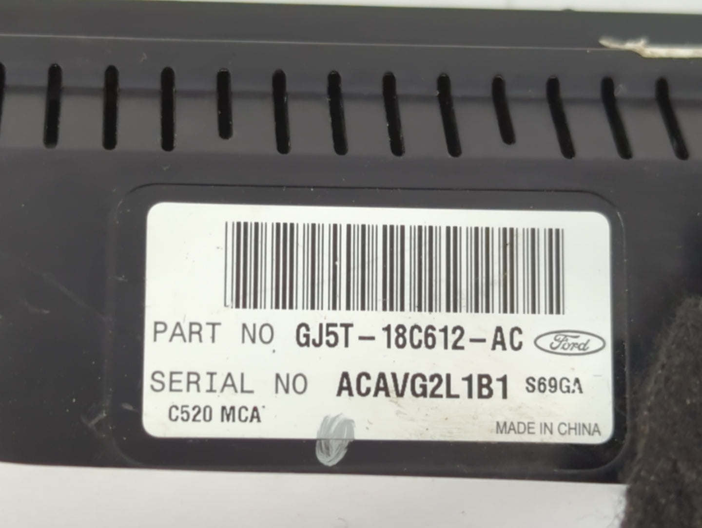 2017 Ford Escape Climate Control Module Temperature AC/Heater Replacement P/N:GJ5T-18C612-AC GJ5T-18C612-AE Fits OEM Used Au