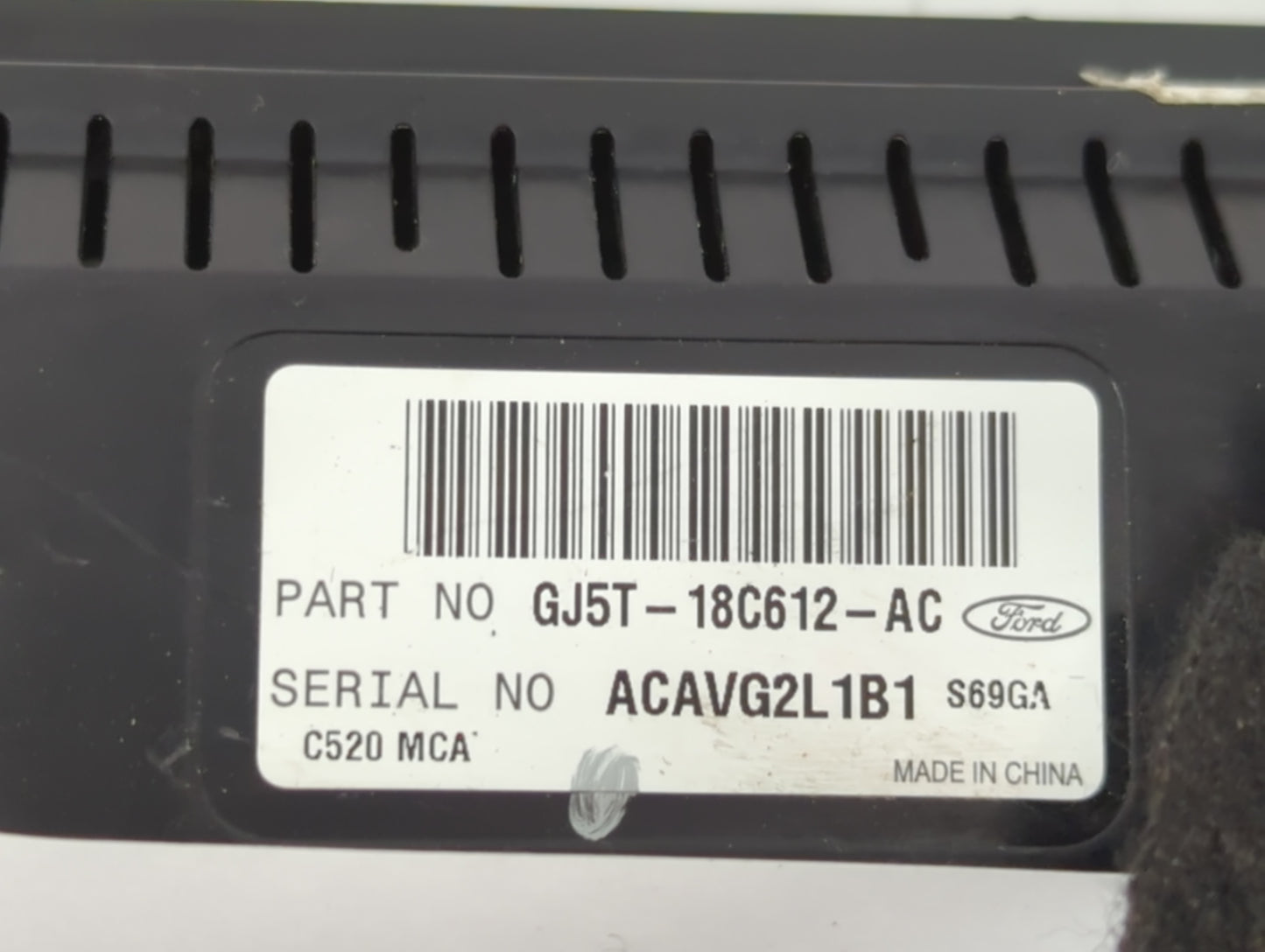 2017 Ford Escape Climate Control Module Temperature AC/Heater Replacement P/N:GJ5T-18C612-AC GJ5T-18C612-AE Fits OEM Used Au