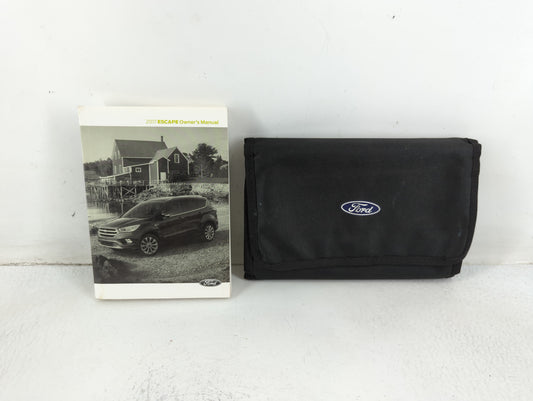 2017 Ford Escape Owners Manual Book Guide P/N:HJ5J 19A321 AB OEM Used Auto Parts - Oemusedautoparts1.com