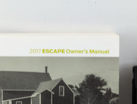 2017 Ford Escape Owners Manual Book Guide P/N:HJ5J 19A321 AB OEM Used Auto Parts - Oemusedautoparts1.com