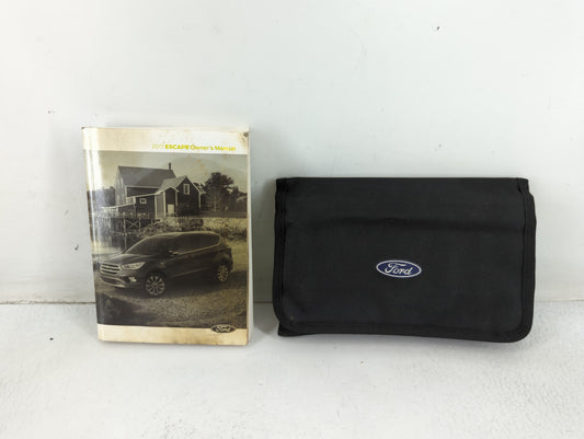 2017 Ford Escape Owners Manual Book Guide P/N:HJ5J19A321AA OEM Used Auto Parts - Oemusedautoparts1.com