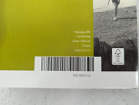 2017 Ford Escape Owners Manual Book Guide P/N:HJ5J19A321AA OEM Used Auto Parts - Oemusedautoparts1.com