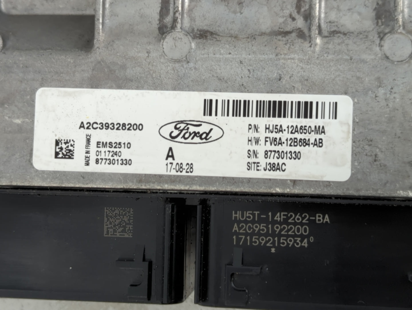 2017-2019 Ford Escape PCM Engine Control Computer ECU ECM PCU OEM P/N:HJ5A-12A650-MA A2C39328200 Fits Fits 2017 2018 2019 OE