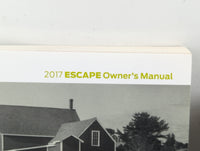 2017 Ford Escape Owners Manual Book Guide P/N:HJ5J 19A321 AC OEM Used Auto Parts - Oemusedautoparts1.com