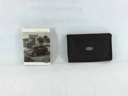 2017 Ford Escape Owners Manual Book Guide P/N:HJ5J 19A321 AA OEM Used Auto Parts - Oemusedautoparts1.com
