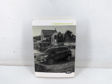 2017 Ford Escape Owners Manual Book Guide P/N:HJ5J 19A321 AB OEM Used Auto Parts - Oemusedautoparts1.com