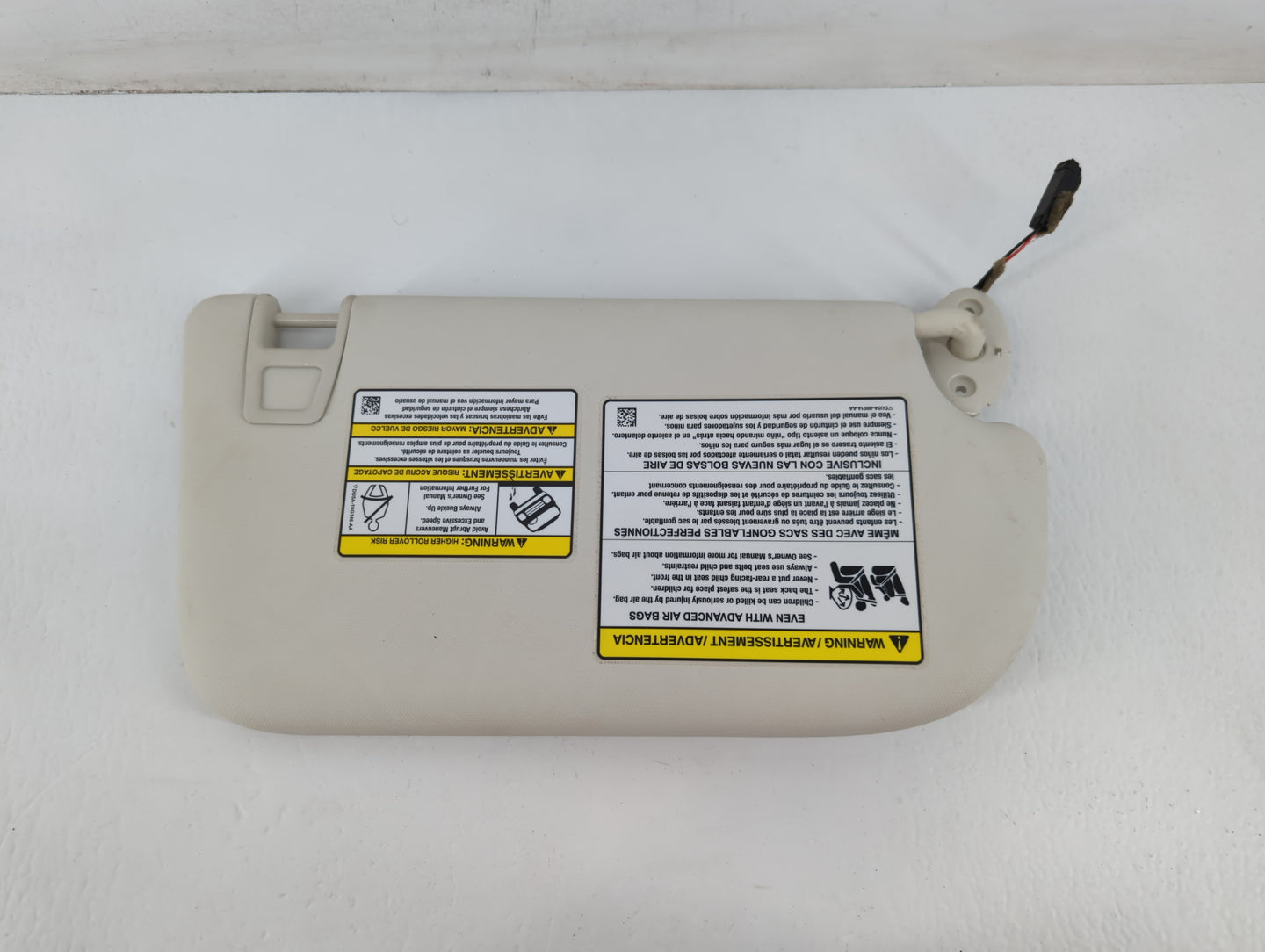2013-2019 Ford Escape Sun Visor Shade Replacement Driver Left Mirror Fits Fits 2013 2014 2015 2016 2017 2018 2019 OEM Used A