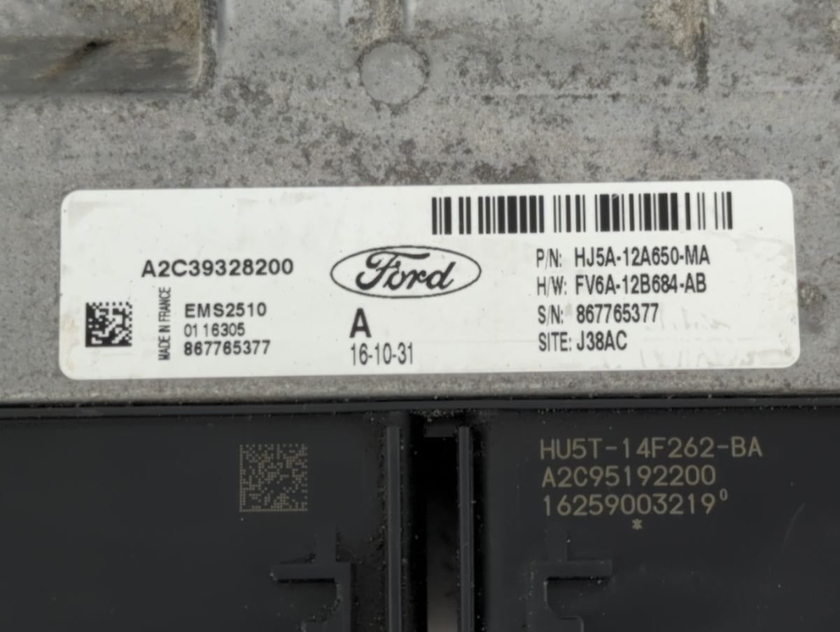 2017-2019 Ford Escape PCM Engine Control Computer ECU ECM PCU OEM P/N:HJ5A-12A650-MA A2C39328200 Fits 2017 2018 2019 OEM Use
