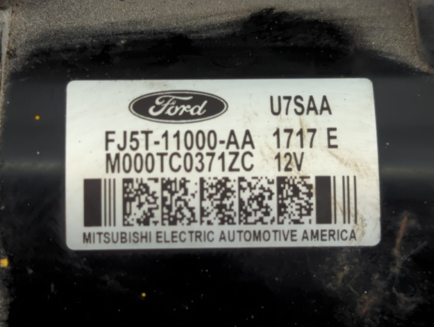 2013-2017 Ford Escape Car Starter Motor Solenoid OEM P/N:M000TC0371ZC FJ5T-11000-AA Fits OEM Used Auto Parts - Oemusedautopa