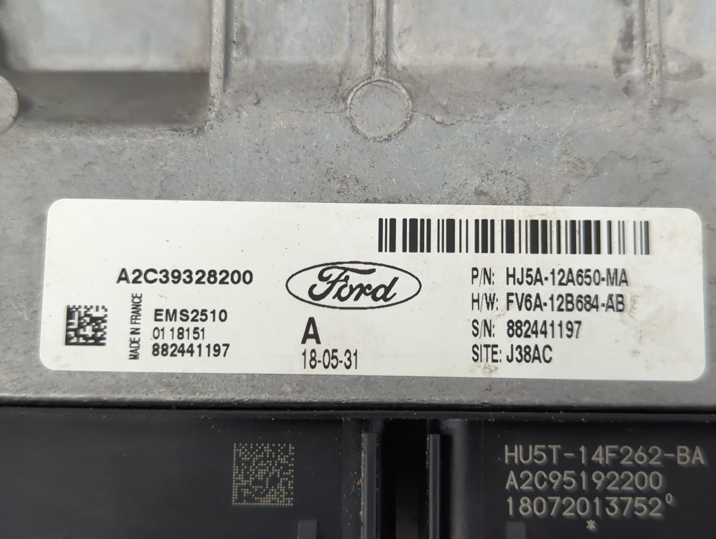 2017-2019 Ford Escape PCM Engine Control Computer ECU ECM PCU OEM P/N:HJ5A-12A650-MA A2C39328200 Fits Fits 2017 2018 2019 OE