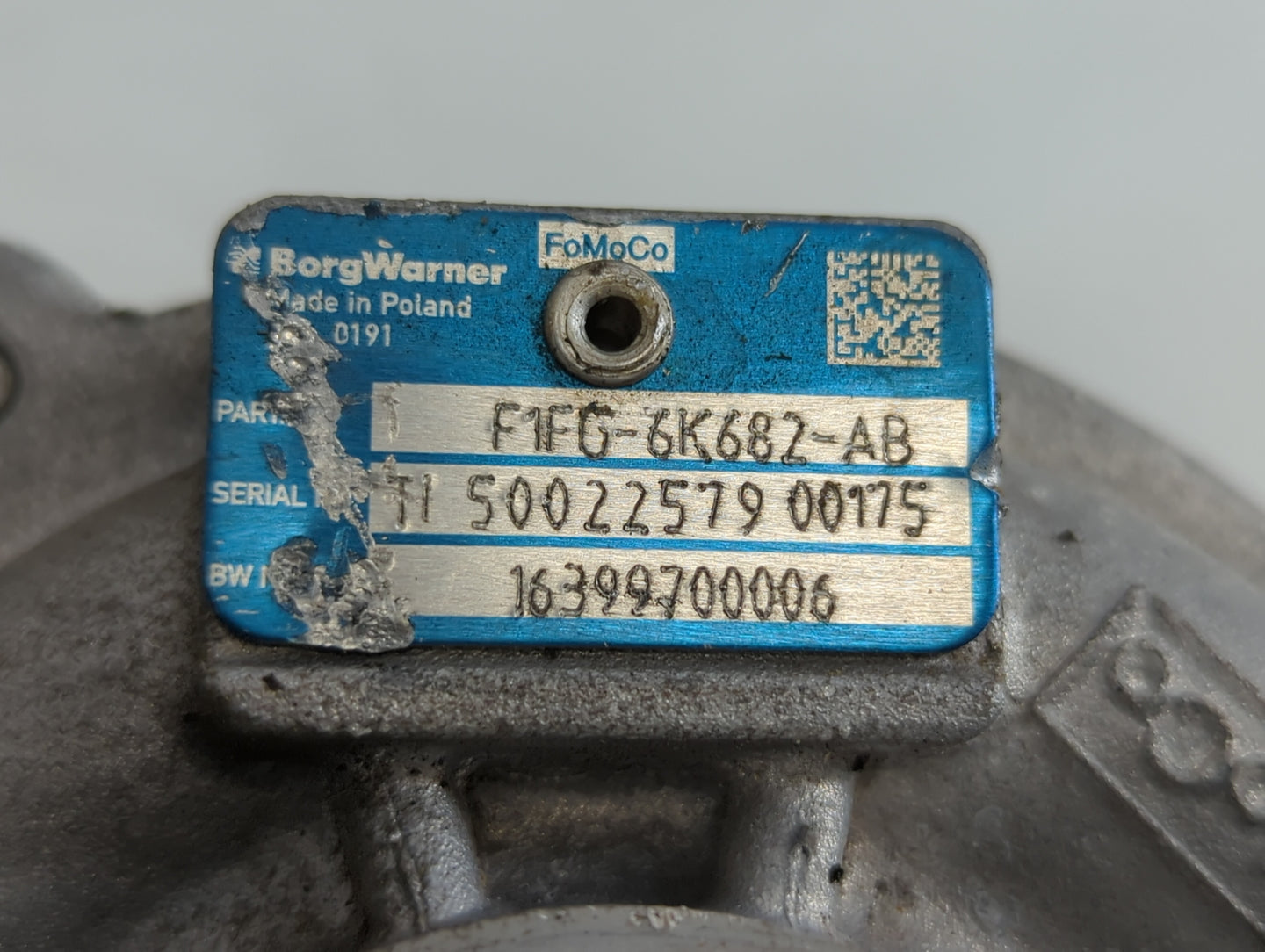 2017 Ford Escape Turbocharger Turbo Charger Super Charger Supercharger - Oemusedautoparts1.com