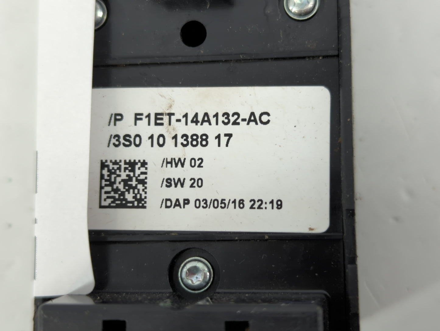 2013-2019 Ford Escape Master Power Window Switch Replacement Driver Side Left P/N:F1ET-14A132-AC Fits OEM Used Auto Parts - 