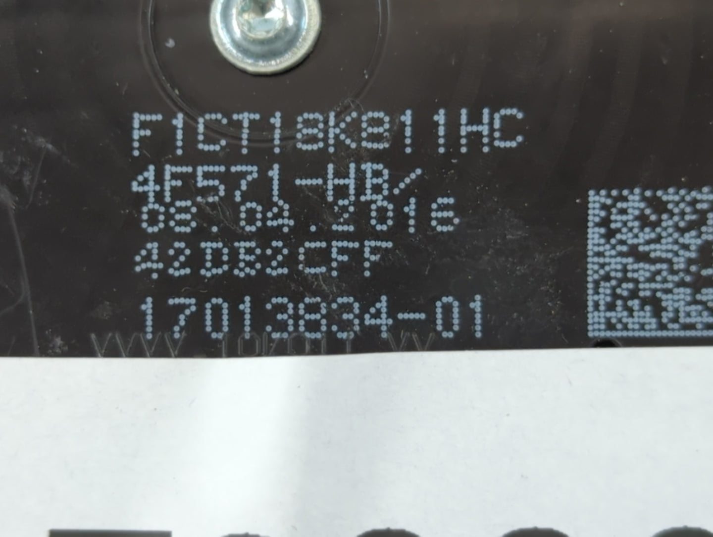 2017-2019 Ford Escape Am Fm Cd Player Radio Receiver - Oemusedautoparts1.com