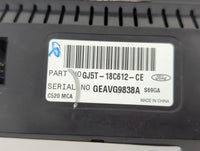 2017 Ford Escape Climate Control Module Temperature AC/Heater Replacement P/N:GJ5T-18C612-CE Fits OEM Used Auto Parts - Oemu