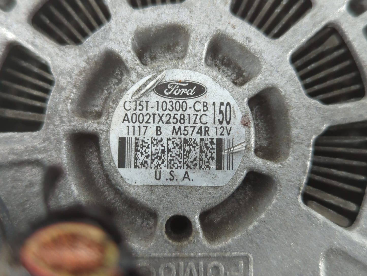 2013-2019 Ford Escape Alternator Replacement Generator Charging Assembly Engine OEM P/N:CJ5T-10300-CB Fits OEM Used Auto Par