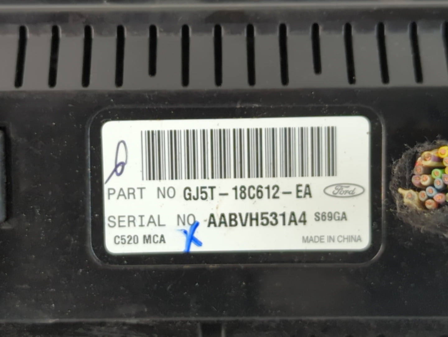2017 Ford Escape Climate Control Module Temperature AC/Heater Replacement P/N:GJ5T-18C612-EA Fits OEM Used Auto Parts - Oemu