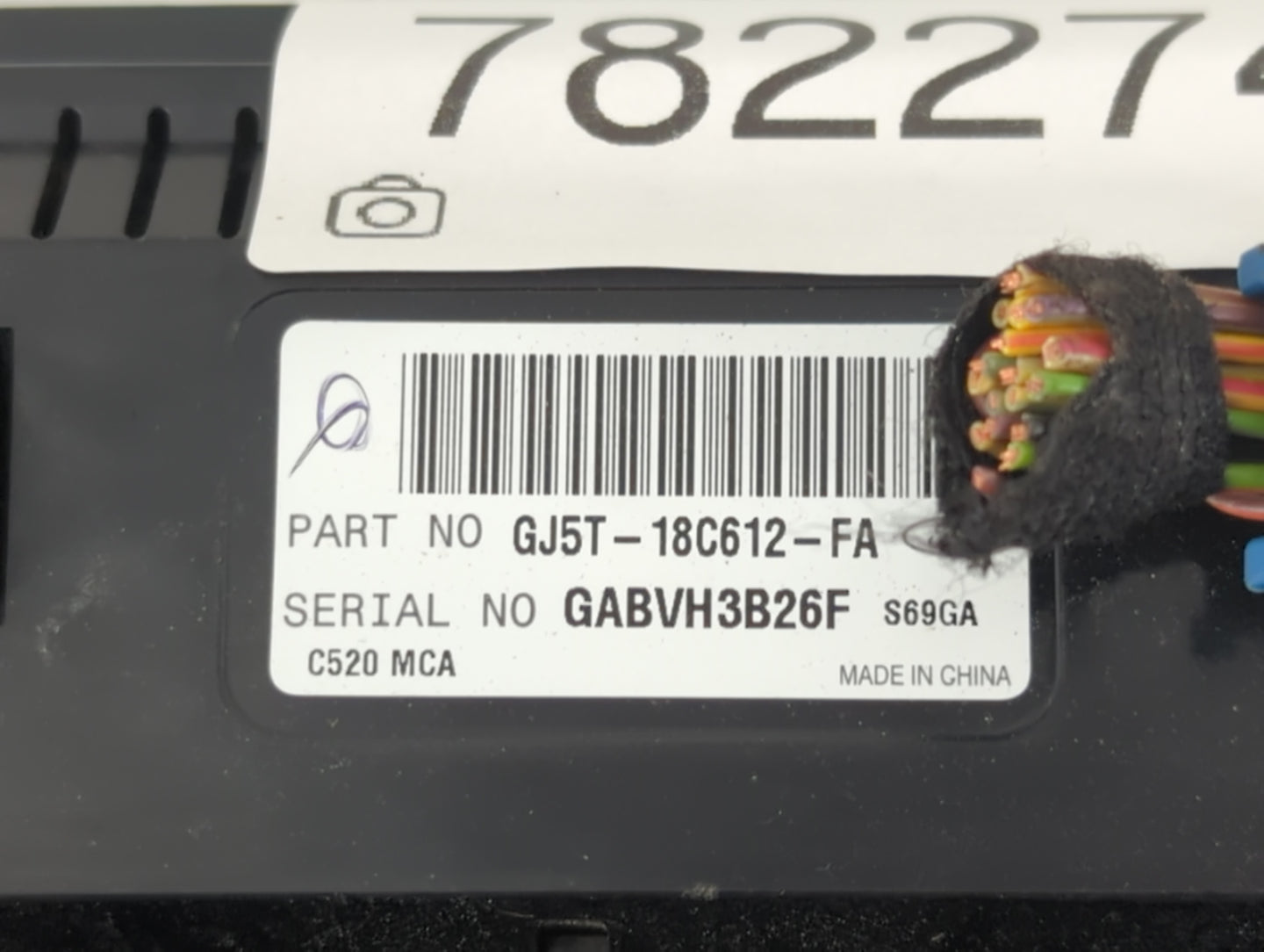 2017 Ford Escape Climate Control Module Temperature AC/Heater Replacement P/N:GJ5T-18C612-FA Fits OEM Used Auto Parts - Oemu
