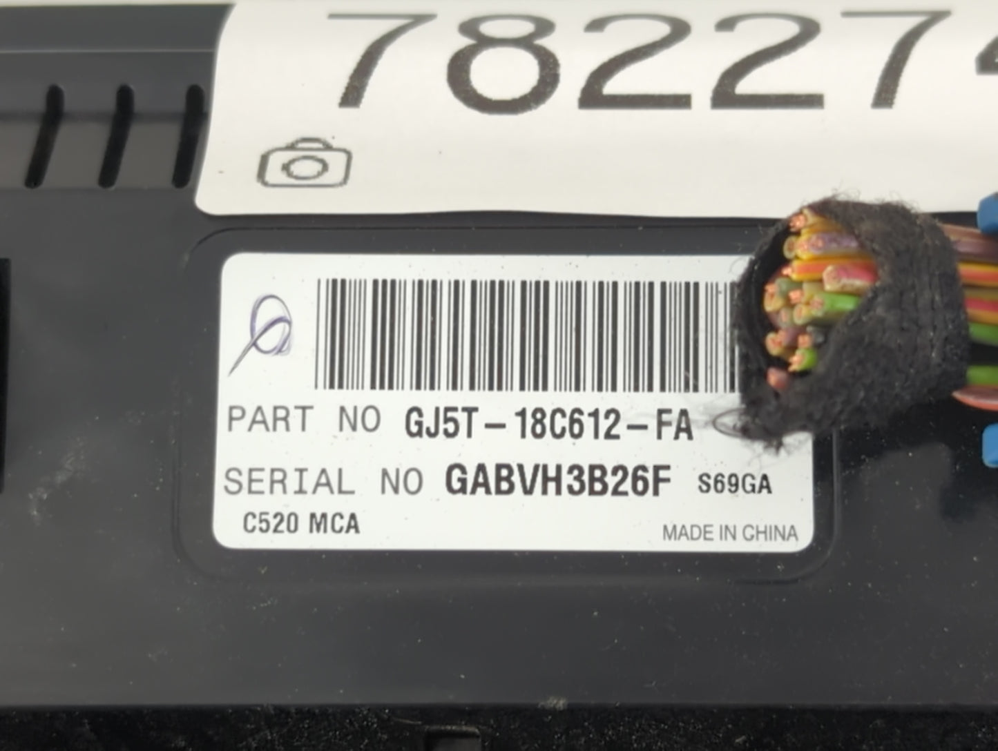 2017 Ford Escape Climate Control Module Temperature AC/Heater Replacement P/N:GJ5T-18C612-FA Fits OEM Used Auto Parts - Oemu