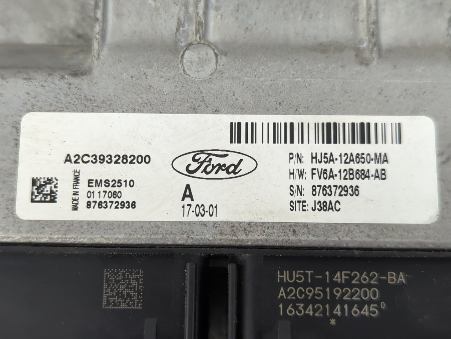 2017-2019 Ford Escape PCM Engine Control Computer ECU ECM PCU OEM P/N:HJ5A-12A650-MA A2C39328200 Fits Fits 2017 2018 2019 OE