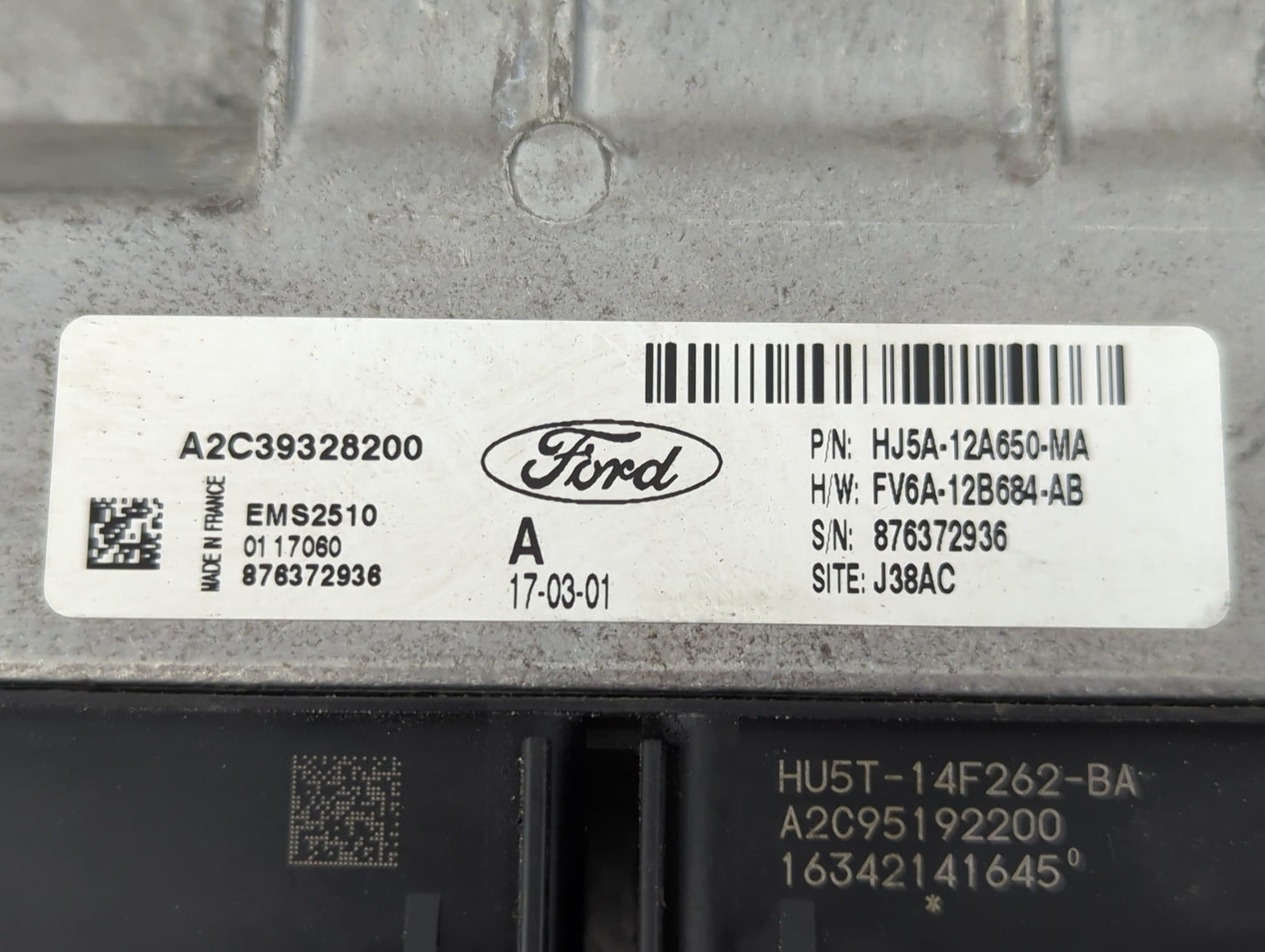 2017-2019 Ford Escape PCM Engine Control Computer ECU ECM PCU OEM P/N:HJ5A-12A650-MA A2C39328200 Fits Fits 2017 2018 2019 OE