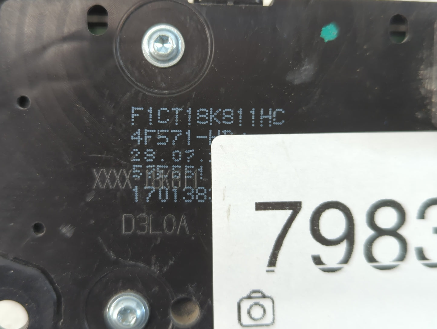 2017-2019 Ford Escape Climate Control Module Temperature AC/Heater Replacement P/N:F1CT18K811HC Fits Fits 2017 2018 2019 OEM
