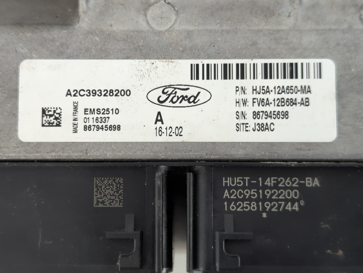 2017-2019 Ford Escape PCM Engine Control Computer ECU ECM PCU OEM P/N:FV6A-12B684-AB HJ5A-12A650-MA Fits Fits 2017 2018 2019