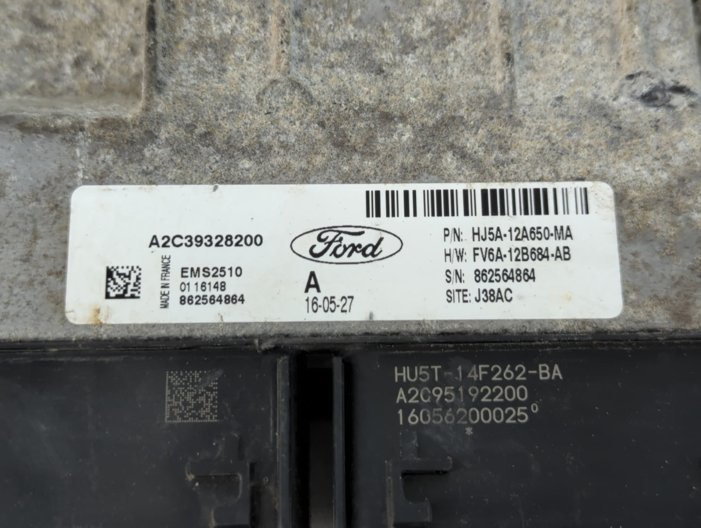 2017-2019 Ford Escape PCM Engine Control Computer ECU ECM PCU OEM P/N:HJ5A-12A650-MA Fits Fits 2017 2018 2019 OEM Used Auto 