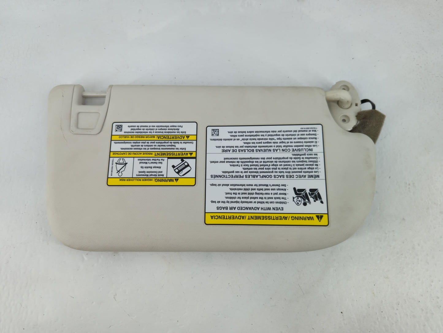 2013-2019 Ford Escape Sun Visor Shade Replacement Driver Left Mirror Fits Fits 2013 2014 2015 2016 2017 2018 2019 OEM Used A