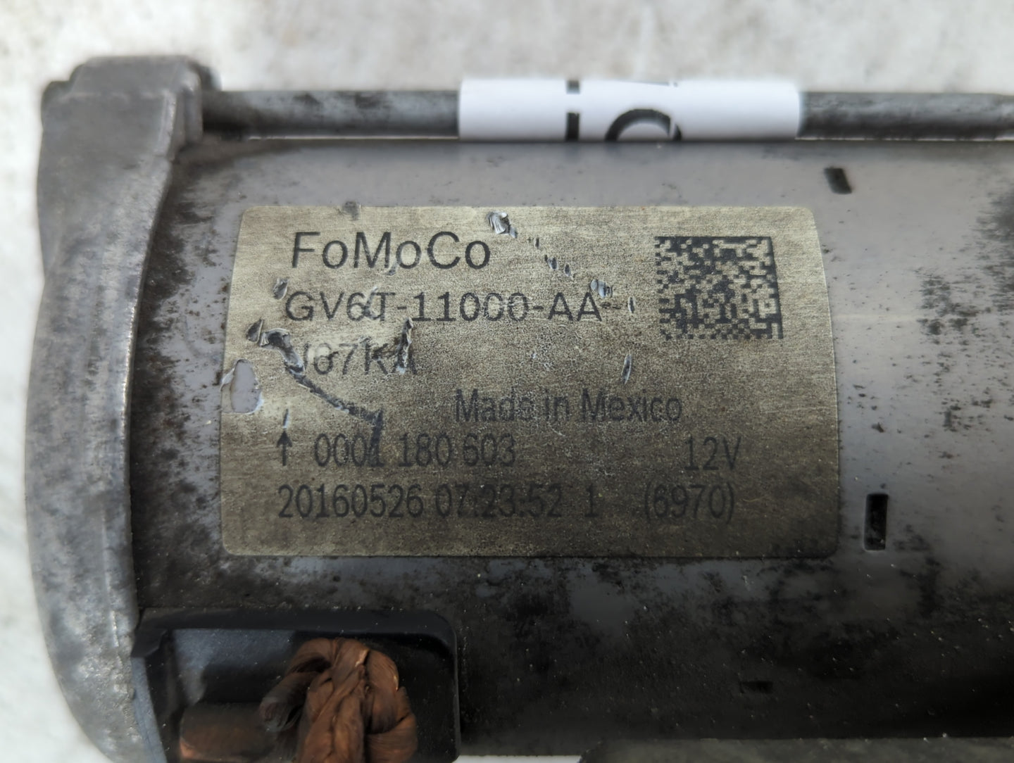 2017-2019 Ford Escape Car Starter Motor Solenoid OEM P/N:GV6T-11000-AA Fits Fits 2017 2018 2019 2020 2021 2022 OEM Used Auto