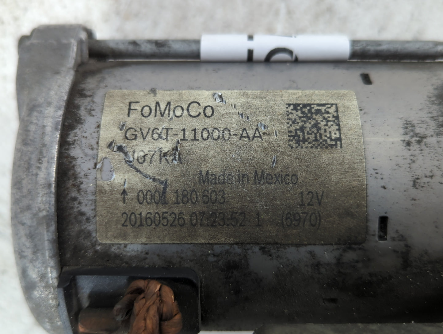 2017-2019 Ford Escape Car Starter Motor Solenoid OEM P/N:GV6T-11000-AA Fits Fits 2017 2018 2019 2020 2021 2022 OEM Used Auto