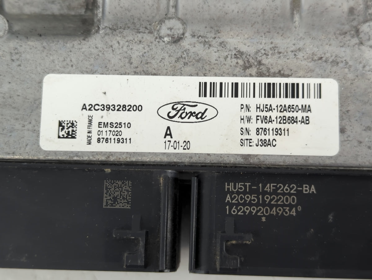 2017-2019 Ford Escape PCM Engine Control Computer ECU ECM PCU OEM P/N:HJ5A-12A650-MA A2C39328200 Fits 2017 2018 2019 OEM Use