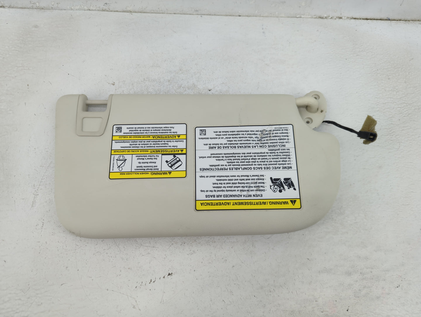 2013-2019 Ford Escape Sun Visor Shade Replacement Driver Left Mirror Fits Fits 2013 2014 2015 2016 2017 2018 2019 OEM Used A