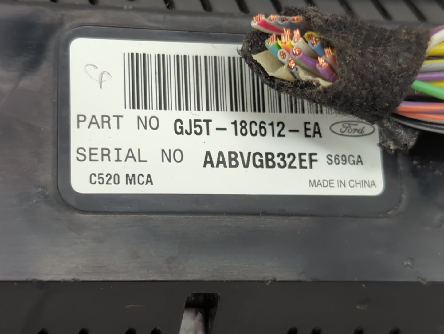 2017-2019 Ford Escape Climate Control Module Temperature AC/Heater Replacement P/N:GJ5T-18C612-EA Fits Fits 2017 2018 2019 O