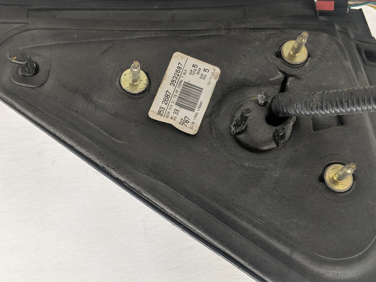 2017 Ford Expedition Side Mirror Replacement Passenger Right View Door Mirror P/N:CL14 17682 Fits OEM Used Auto Parts - Oemu