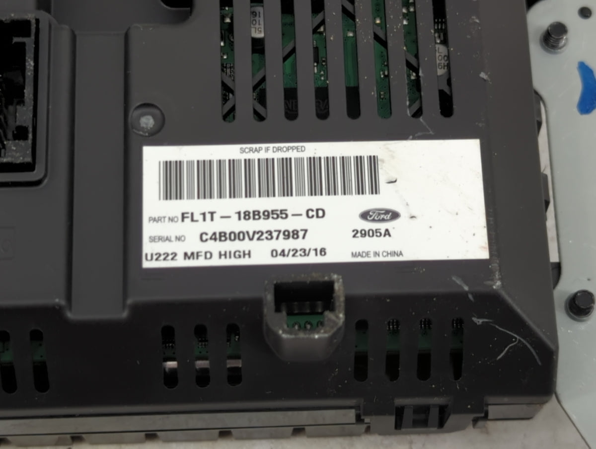 2017 Ford Expedition Information Radio Display Screen Black - Oemusedautoparts1.com
