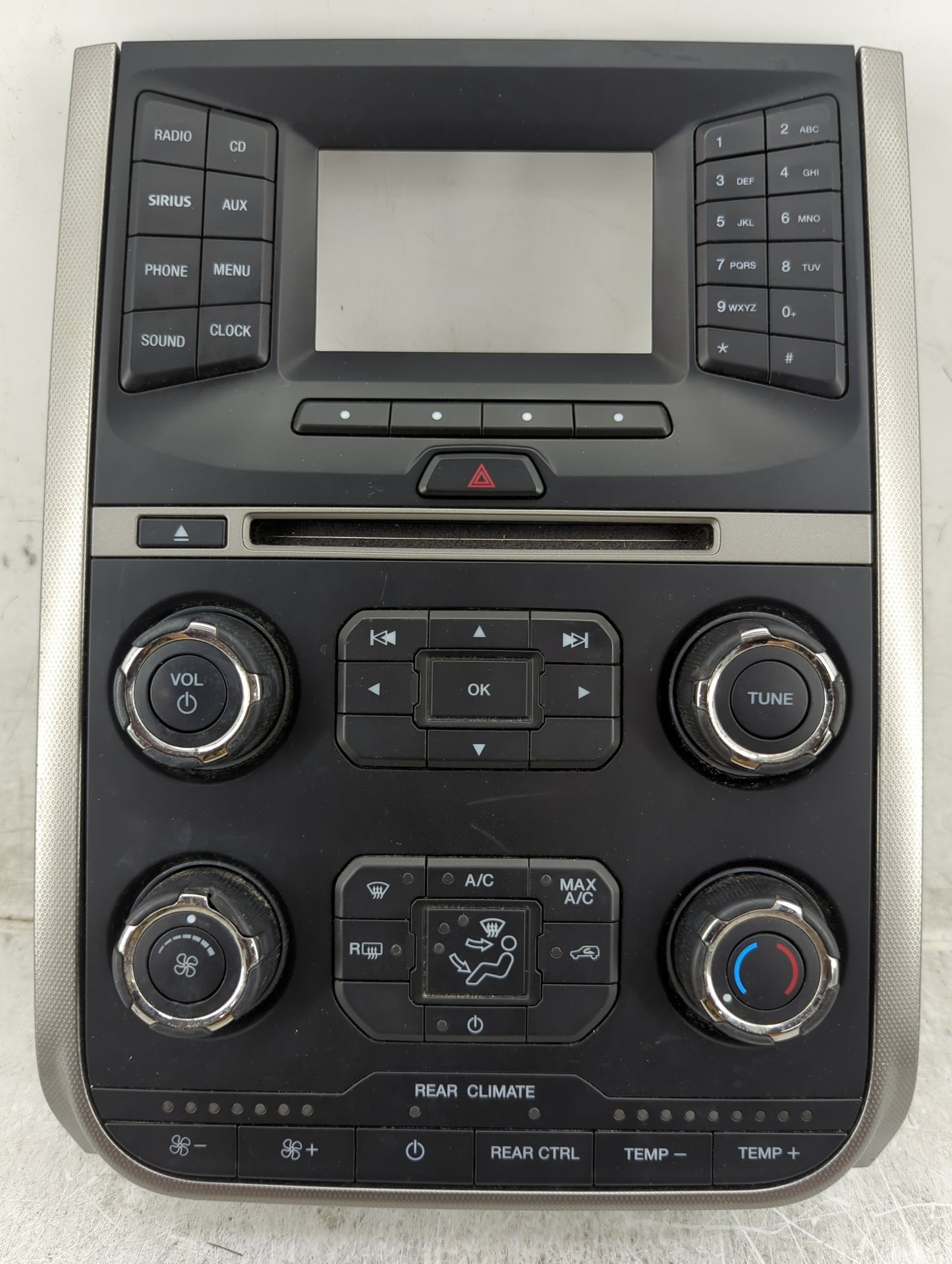 2017 Ford Expedition Radio Control Panel Black - Oemusedautoparts1.com