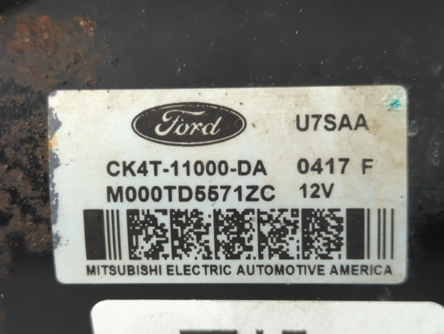 2017 Ford Expedition Car Starter Motor Solenoid OEM P/N:CK4T-11000-DA Fits Fits 2015 2016 2018 2019 2020 OEM Used Auto Parts