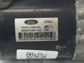 2017 Ford Expedition Car Starter Motor Solenoid OEM P/N:M000TD5571ZC CK4T-11000-DA Fits Fits 2015 2016 2018 2019 2020 OEM Used Auto Parts