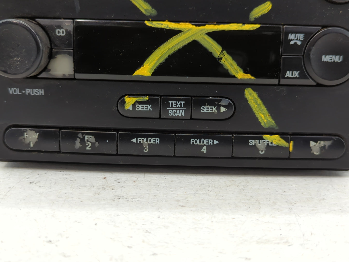 2017 Ford Expedition Radio AM FM Cd Player Receiver Replacement P/N:7L1T-18C815-AF Fits OEM Used Auto Parts - Oemusedautopar