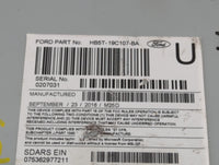 2016-2017 Ford Explorer Radio AM FM Cd Player Receiver Replacement P/N:GB5T-19C107-BA Fits Fits 2016 2017 OEM Used Auto Part