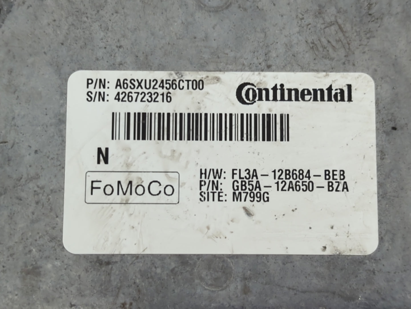 2016-2019 Ford Explorer PCM Engine Control Computer ECU ECM PCU OEM P/N:GK4A-12A650-GA FL34-12B684-BEB Fits OEM Used Auto Pa