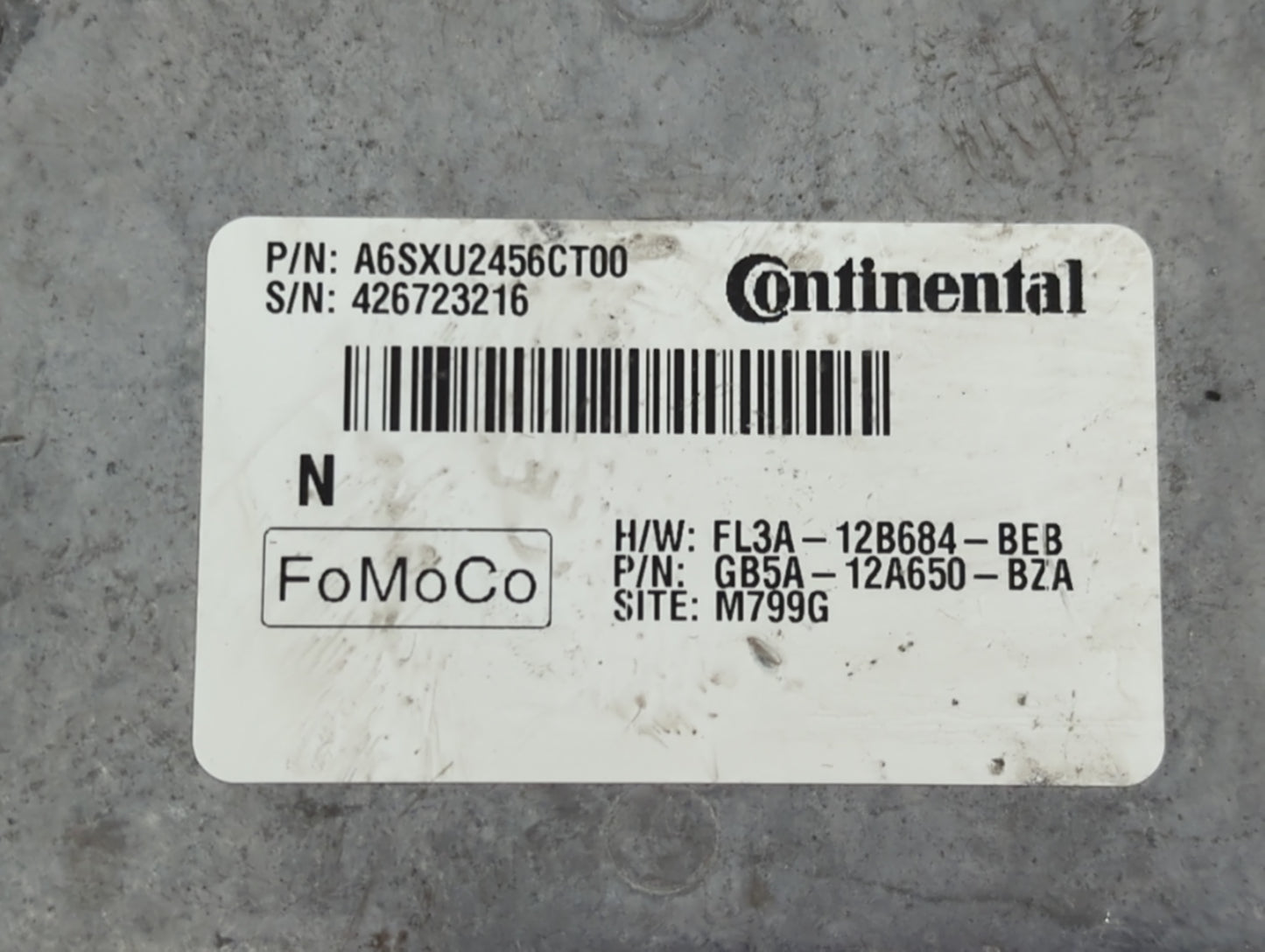 2016-2019 Ford Explorer PCM Engine Control Computer ECU ECM PCU OEM P/N:GK4A-12A650-GA FL34-12B684-BEB Fits OEM Used Auto Pa