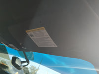 2017 Ford Explorer Sun Visor Shade Replacement Passenger Right Mirror Fits OEM Used Auto Parts - Oemusedautoparts1.com