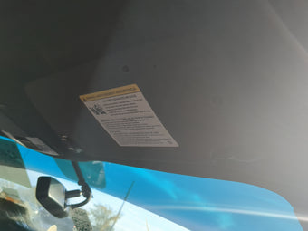 compare product 2017 Ford Explorer Sun Visor Shade Replacement Passenger Right Mirror Fits OEM Used Auto Parts