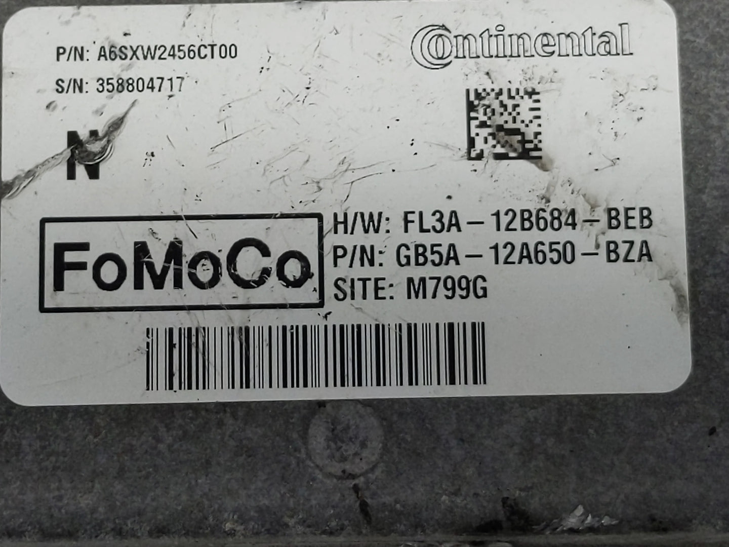 2016-2019 Ford Explorer PCM Engine Control Computer ECU ECM PCU OEM P/N:FU5T-14F262-AA Fits Fits 2015 2016 2017 2018 2019 OE