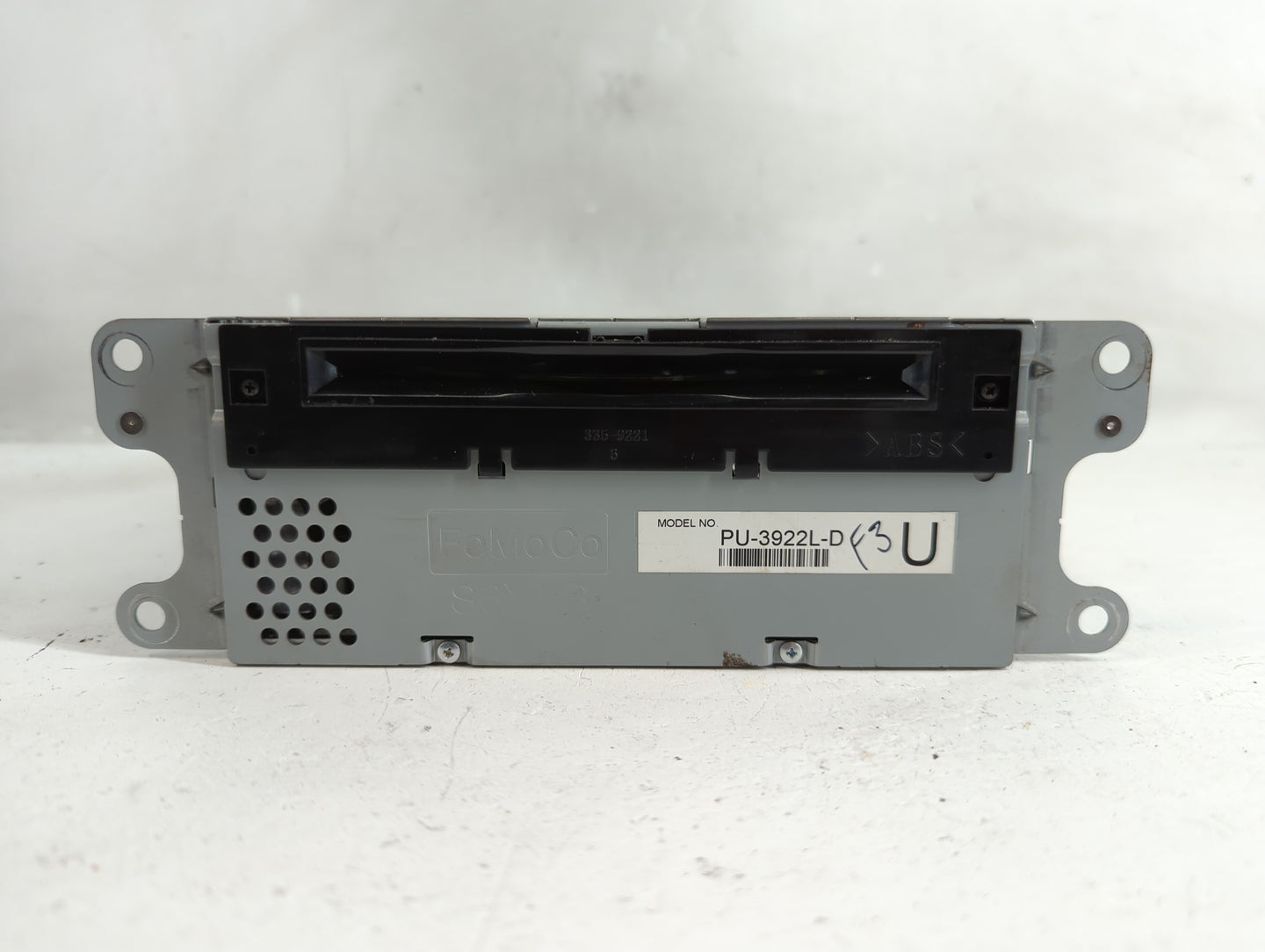 2017 Ford Explorer Radio AM FM Cd Player Receiver Replacement P/N:HB5T-19C107-BB Fits OEM Used Auto Parts - Oemusedautoparts