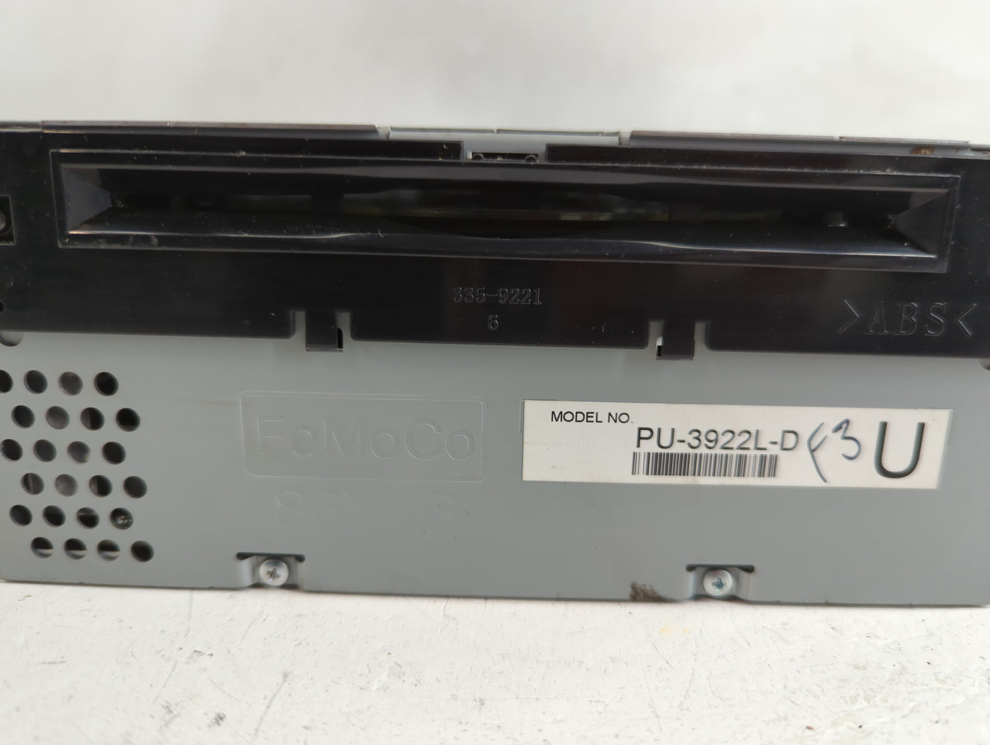 2017 Ford Explorer Radio AM FM Cd Player Receiver Replacement P/N:HB5T-19C107-BB Fits OEM Used Auto Parts - Oemusedautoparts