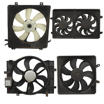 2013-2019 Ford Explorer Electric Radiator Cooling Fan Motor Assembly Fits Fits 2013 2014 2015 2016 2017 2018 2019 OEM Used A