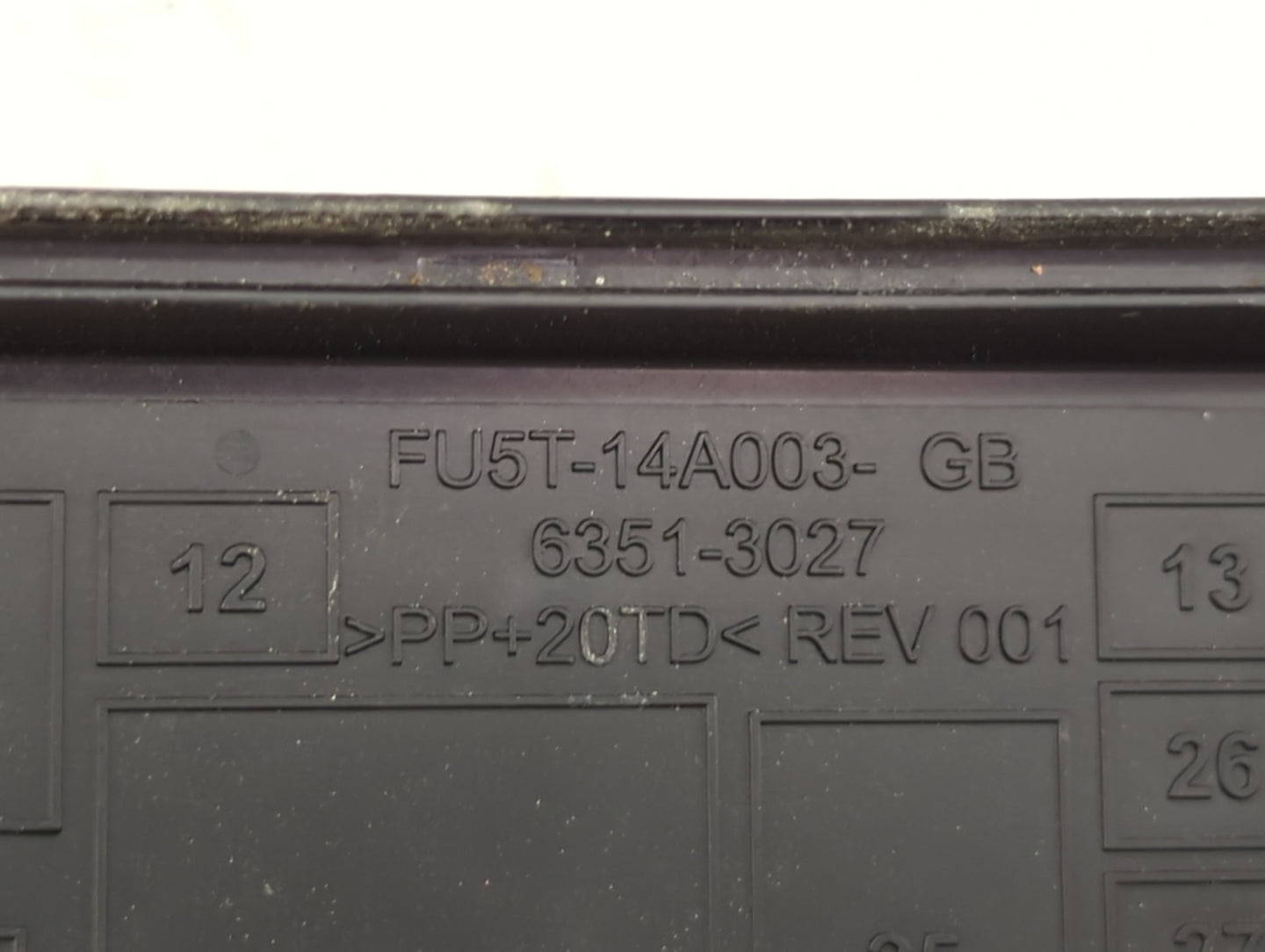 2017 Ford Explorer Fusebox Fuse Box Panel Relay Module P/N:FU5T-14A003-GB Fits OEM Used Auto Parts - Oemusedautoparts1.com
